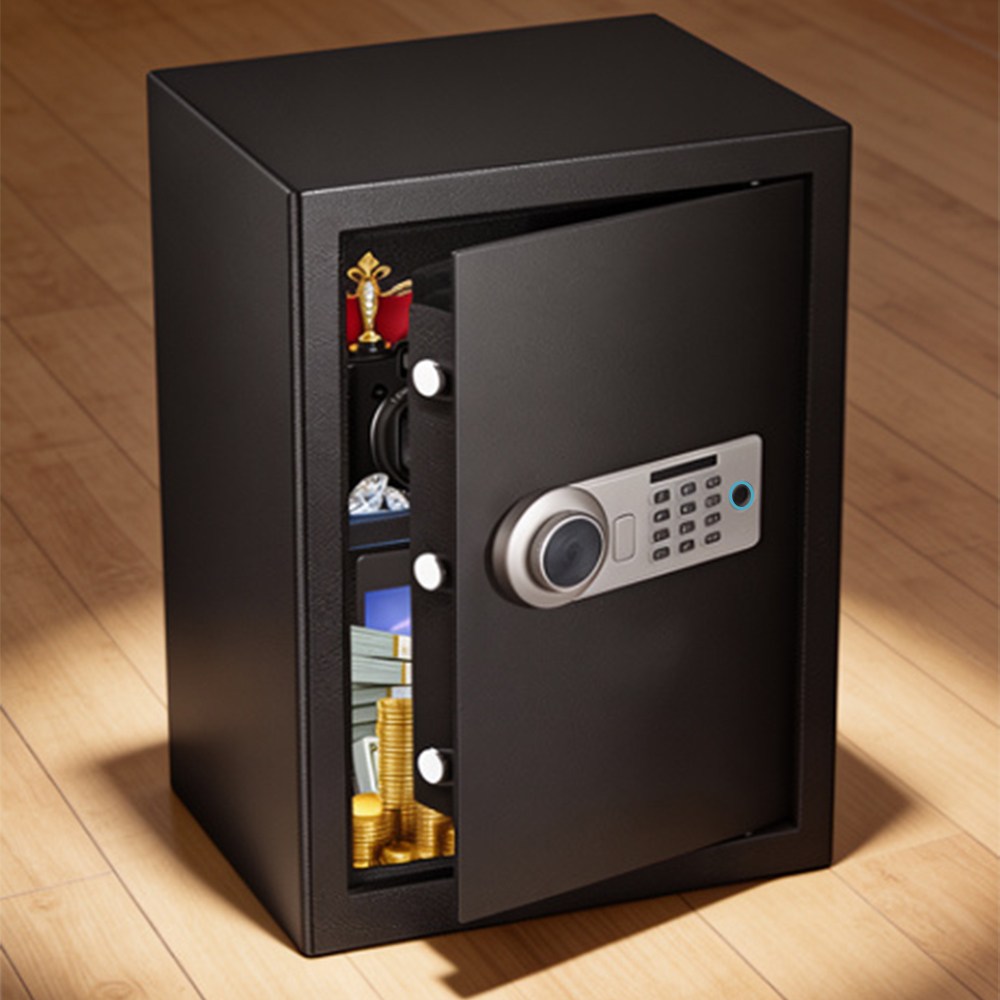 조이쥬드 스마트 비밀 금고 비밀번호+지문+비상열쇠 소형 대형, 블랙(대형50cm) 149,900원