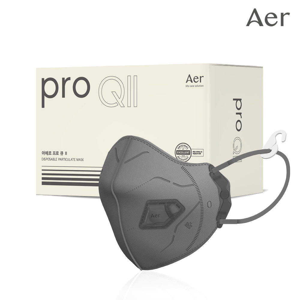 아에르 Pro Q2 1급 방진마스크 1BOX (10개입) 용접용 AQ201F (프로 큐2) / 산업용 공사현장 분진마스크 22,000원