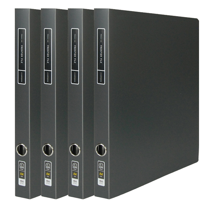 마이다스 D링 프론티어 바인더 파일 프리미엄 불투명 2cm 3공 A4, 흑색, 4개 12,220원