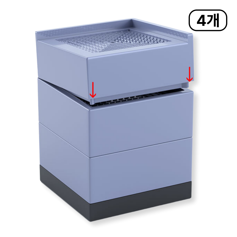 맘스픽 높이조절 가구받침대 냉장고 세탁기 블럭패드 바닥보호 소음방지 미끄럼방지 4P, 브라운 19,490원