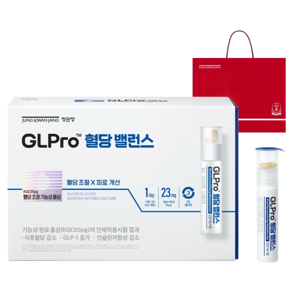 지엘프로 혈당밸런스 영양제 + 쇼핑백, 21회분, 1개 123,500원