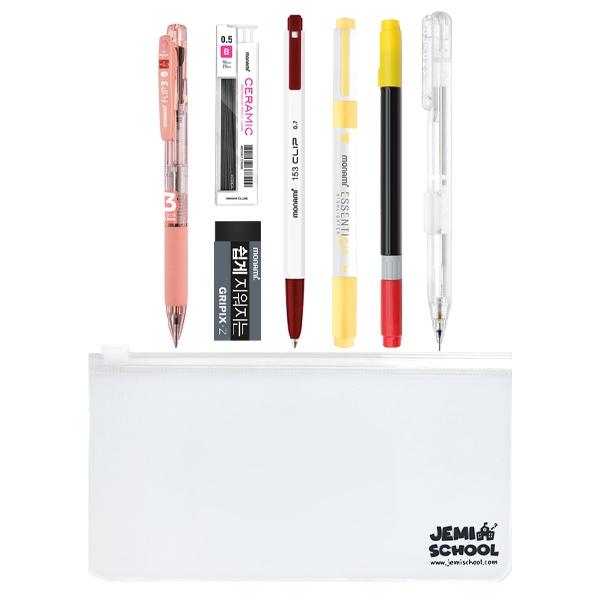 (재미스쿨) 모나미 일타문구세트 수능 수험생 학생 단체 선물 7,200원