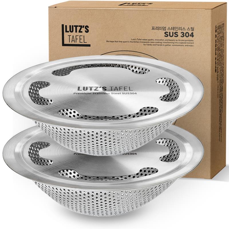 루츠스타펠 스텐리스 304 싱크대 배수구망 거름망 + 스텐 커버 세트 19,990원