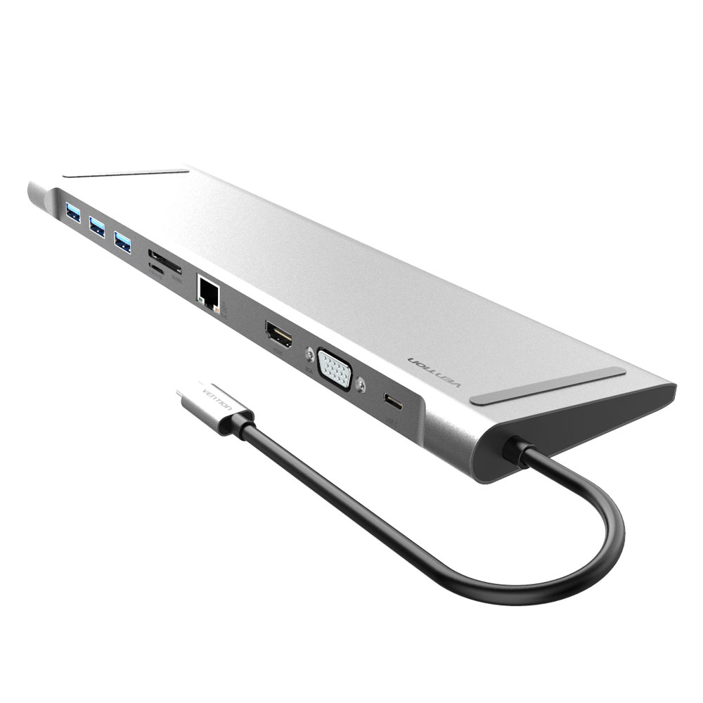 벤션 10 in 1 C타입 올인원 멀티허브 HDMI 컨버터 도킹스테이션, THOHAH, 단일색상, 1개 69,900원