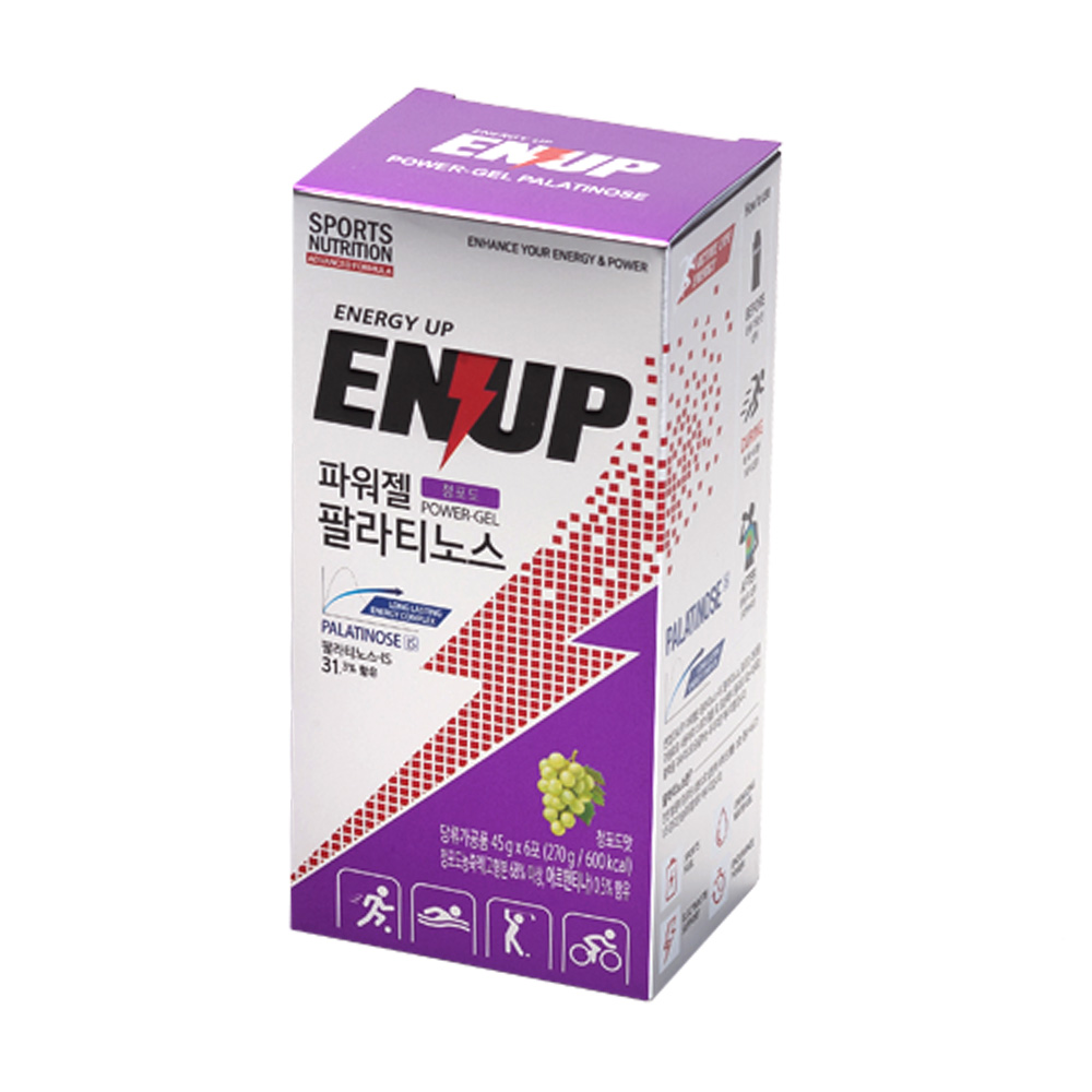 엔업 파워젤 팔라티노스 청포도맛(45gx6포), 45g, 6개 11,000원