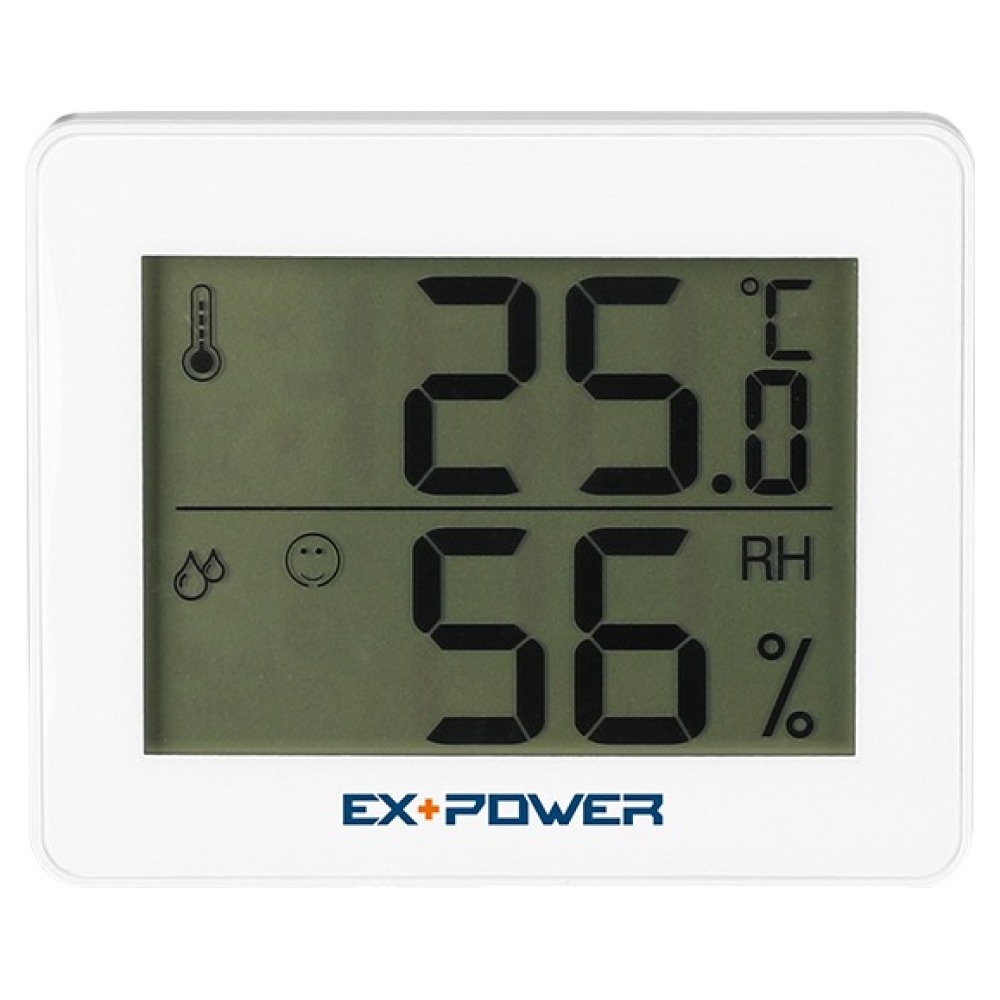 이엑스파워 큰글씨 디지털 온습도계 ETH-002, 1개, 화이트 6,360원