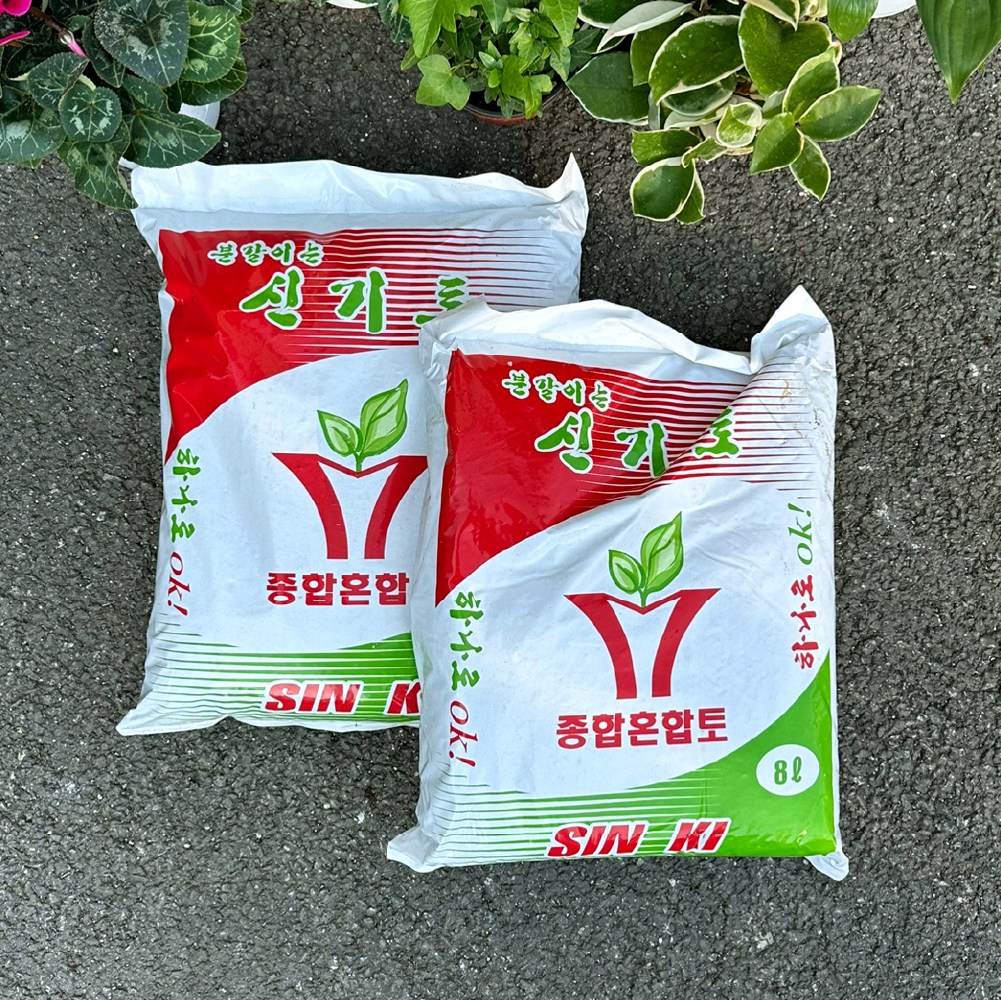 감동샵 분갈이 혼합 배양토 신기토 고급 비료 흙 4,600원