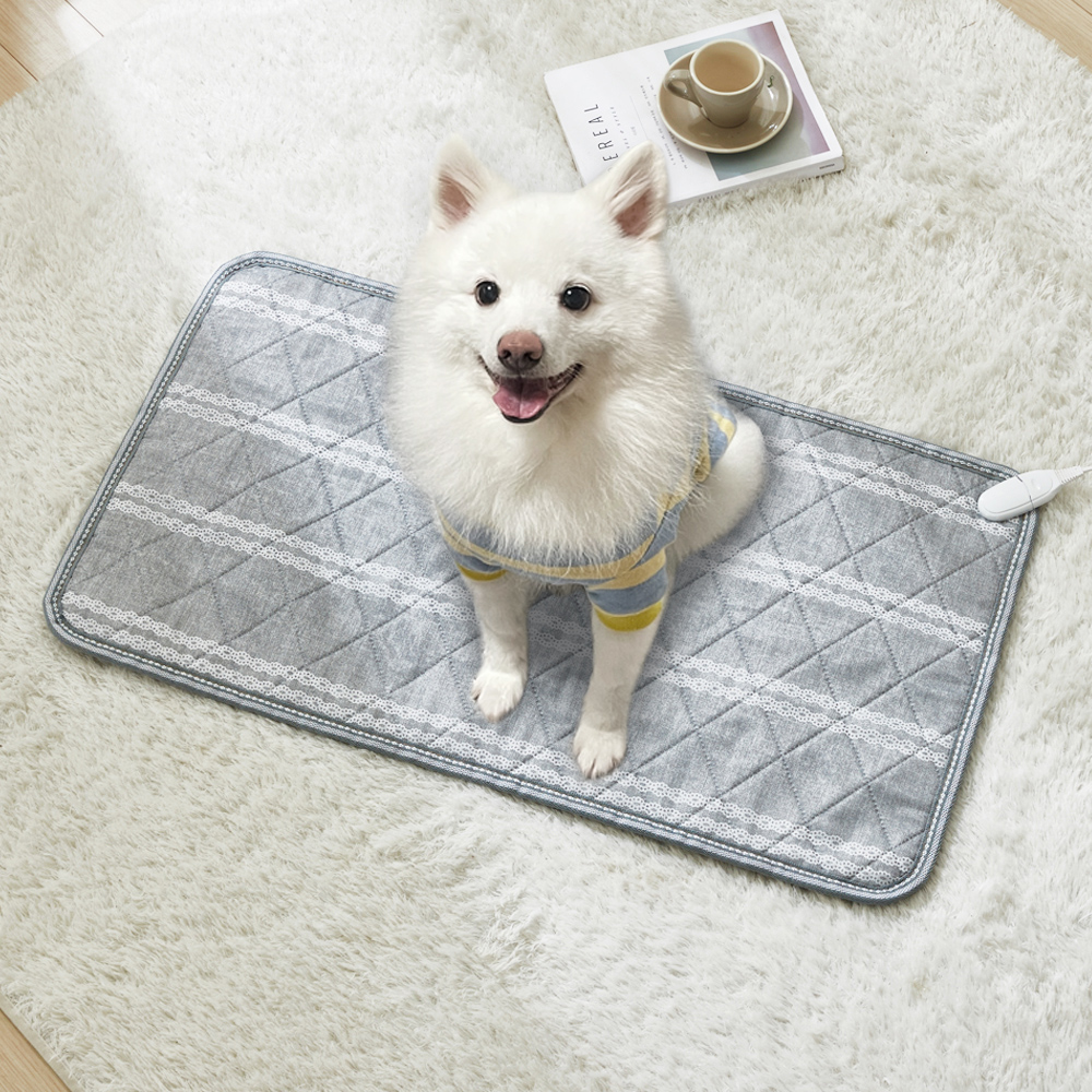 눕자 반려동물 카본 탄소 전기방석, 그레이, 1개, 특대형(50 x 90 cm) 35,800원