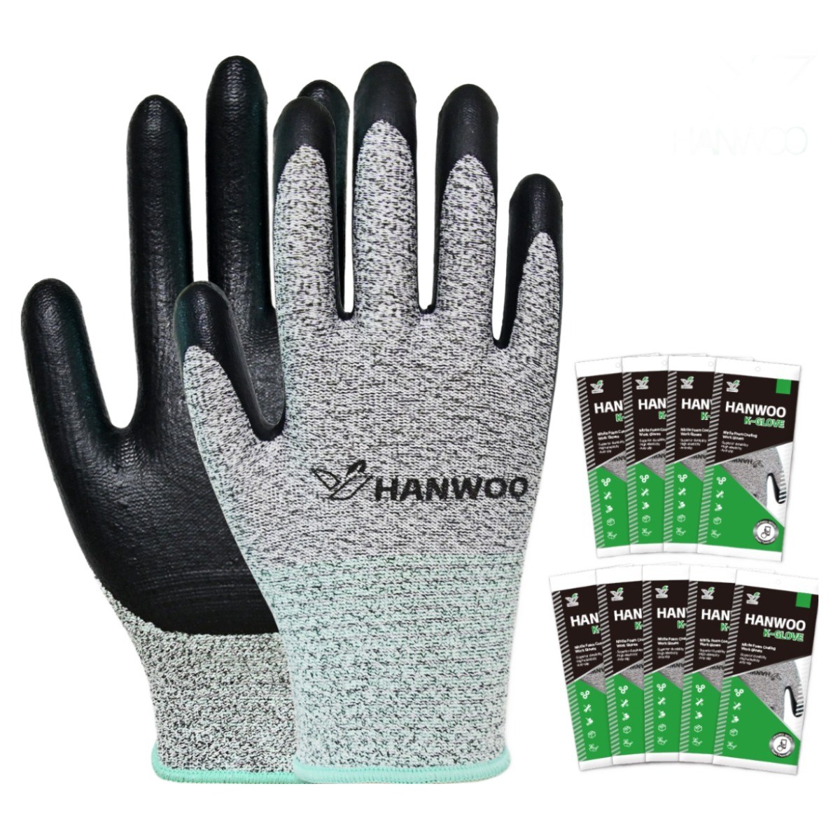 한우 HANWOO 케이글로브 NBR 코팅 스마트터치 작업장갑 택배 운전 포장 19,800원