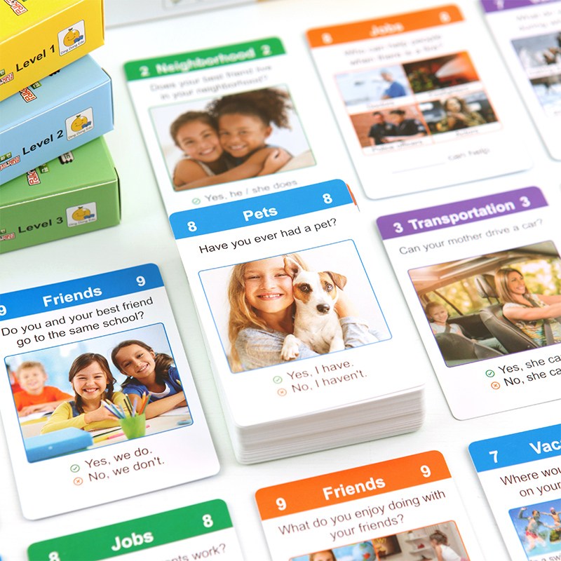 리틀빈 영어카드게임 초등회화편 말하기 표현 문장 26,400원