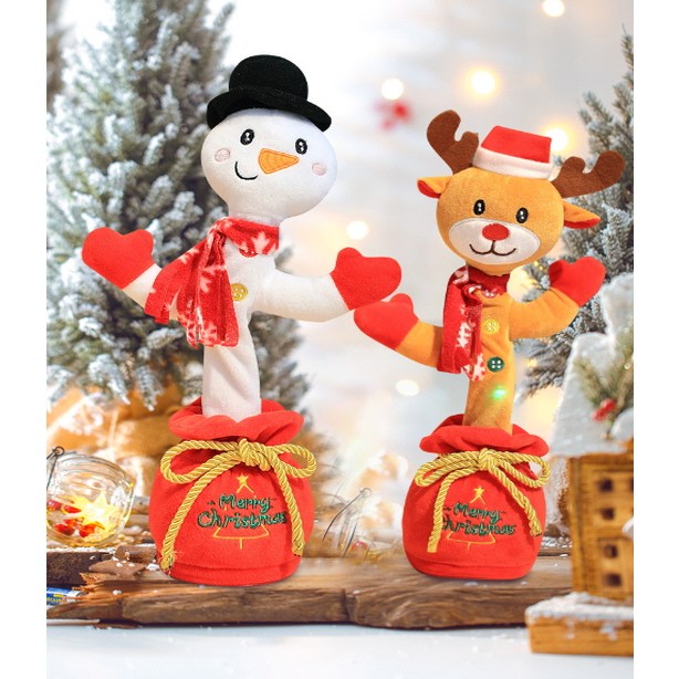 오소사소 춤추고 말따라하는 크리스마스 인형 2종 한세트 33,000원