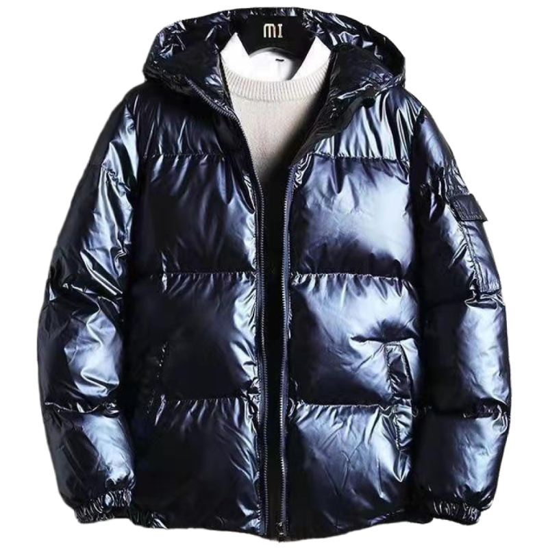 TIMEPURE 겨울 신상 남성 면패딩점퍼 두꺼운 남자 다운 코트 보온 후드 숏패딩 트렌디 광택 남성 면패딩 오버핏 겨울 아우터 대형 사이즈 겨울코트 캐주얼 스타일 포근한 외투 46,880원