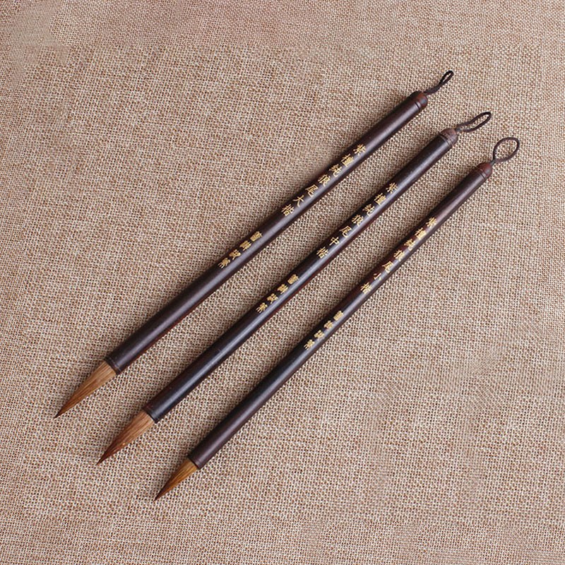 문항명필 서예 캘리그라피 동양화 붓펜 붓 족제비털 박달나무 낭호필, 1세트, 세트(대중소) 17,800원