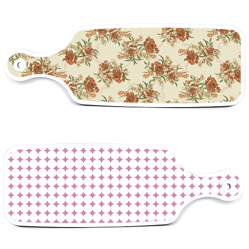 로엠디자인 서빙 도마 보드 2p 원형패턴 파스텔핑크 세트 6,960원