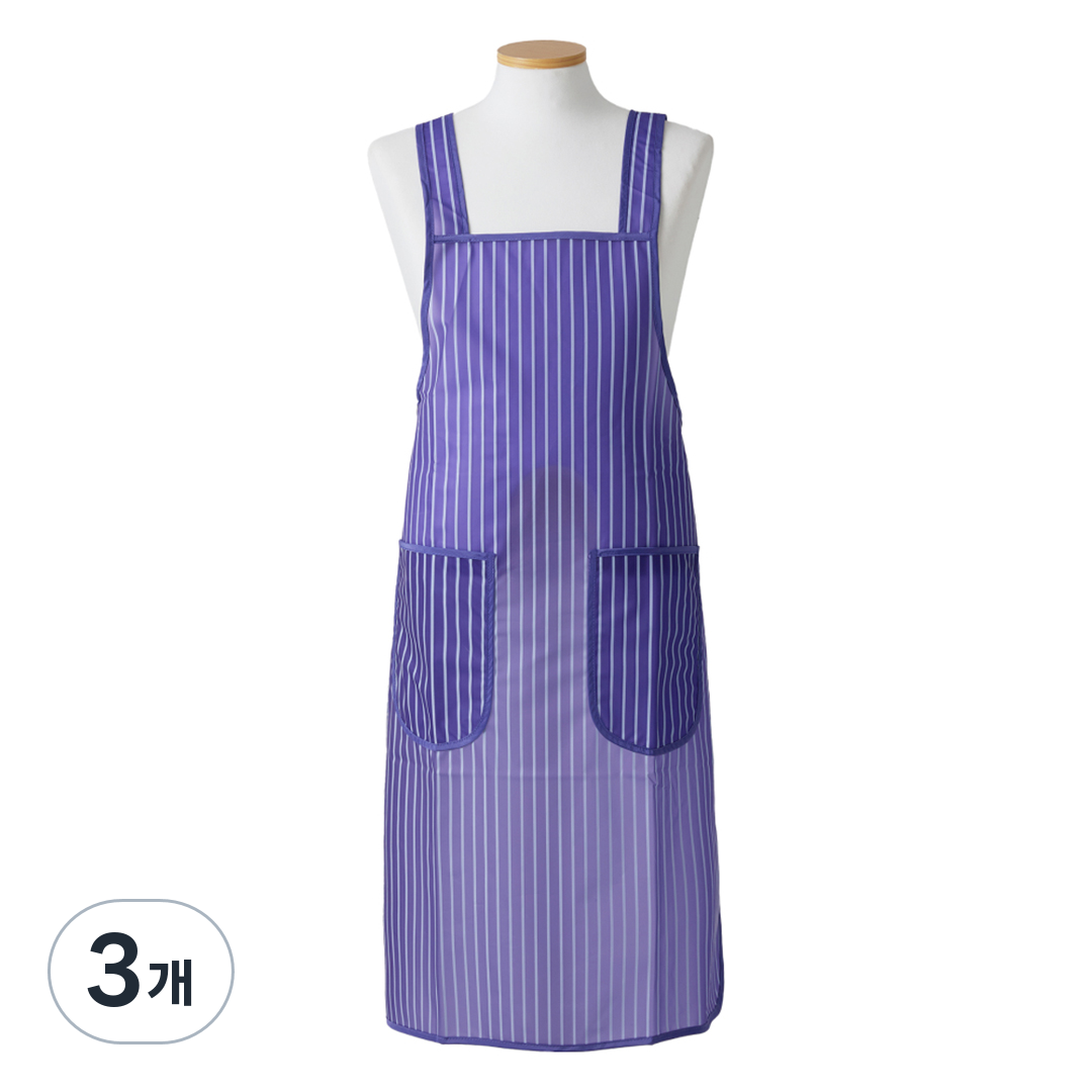 로사홈 스트라이프 우레탄 앞치마 소 32,130원