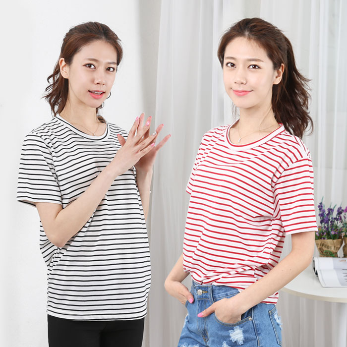 턴키 데일리 편안한 티셔츠 S-033 베이직 단가라반팔 13,900원