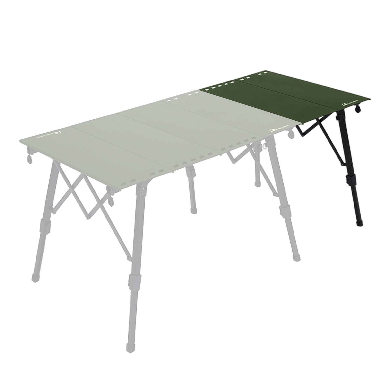 MOON LENCE IGT 무단조절 캠핑 테이블 다용도 IGT 세트 두랄루민 가정용 야외 주방 자체 조립 고강도성능 캠핑 전술 테이블, 그린 66,900원