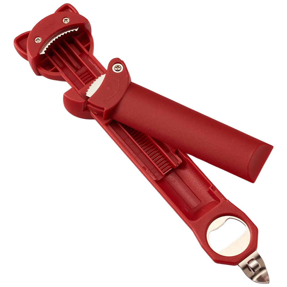 Buyzonkor 다용도 길이조절 병 캔 뚜껑 오프너 뚜껑따개, 1개, 레드 15,800원