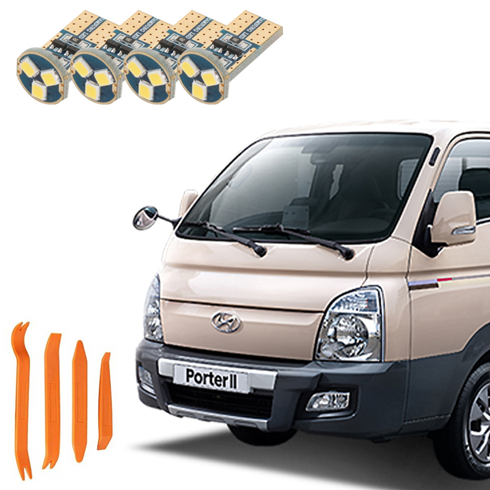 카템 차량용 루나 LED 실내등 + 다용도 리무버, 1세트, 현대 포터2 / EV 20~ 9,300원