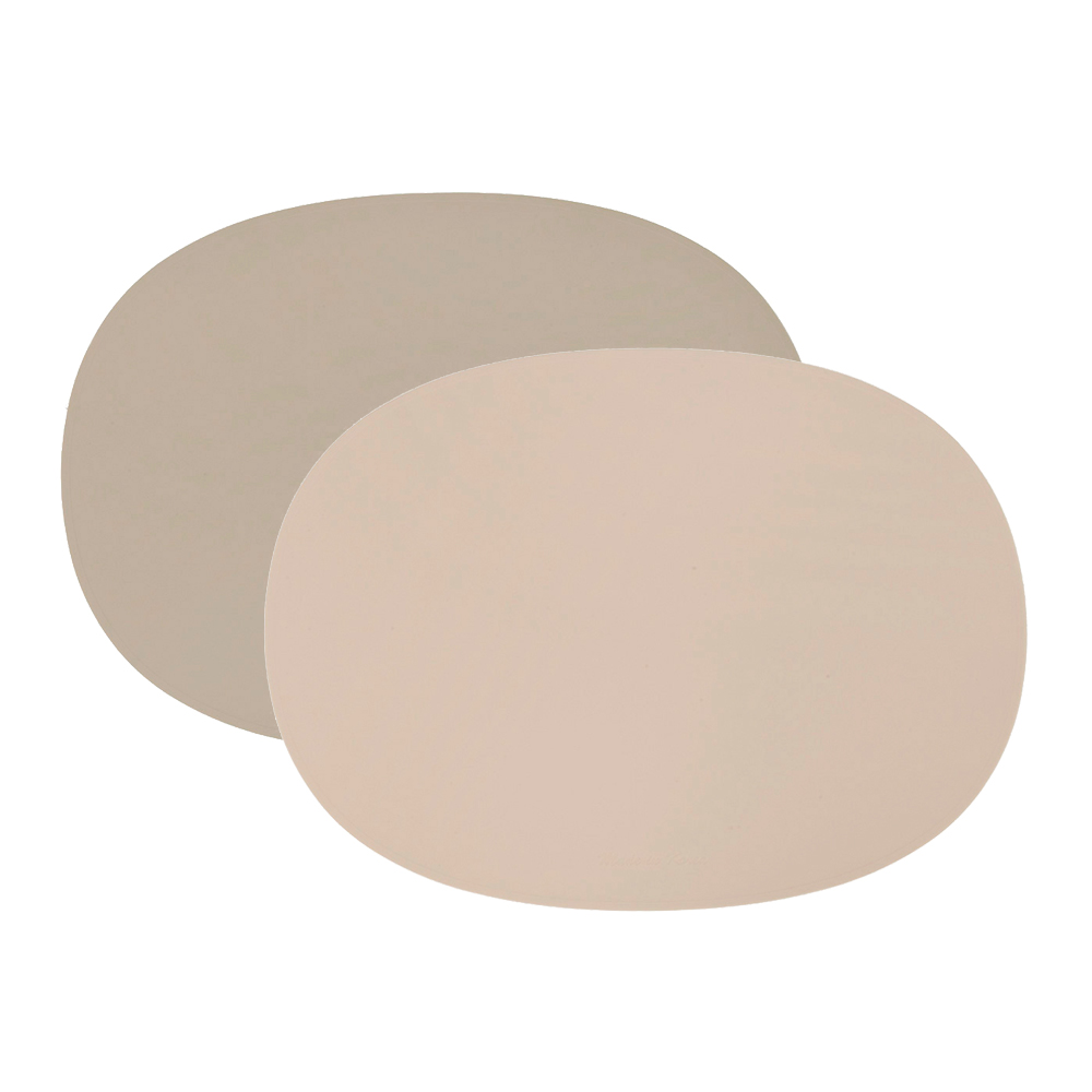 국산 실리콘 식탁매트 방수 테이블매트 41x30cm, 샌드+코코아, 2개, 41 x 30 cm 15,500원