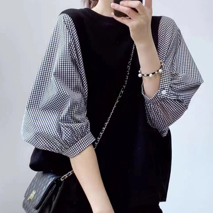 드마엘 딜리아 벌룬퍼프 9부 블라우스(5color) 데일리 데이트룩 하객룩 오피스룩 15,990원