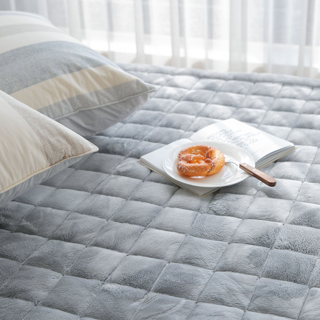오리고 벨보아 5mm 초극세사 침대패드, 그레이 84,000원