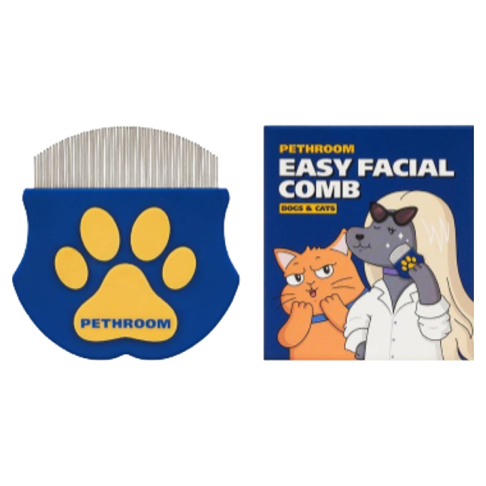 똥똥똥 페스룸 반려동물 이지 페이셜 콤 / 강아지 눈곱 빗 강아지 얼굴 빗 고양이 얼굴 빗, 단일색상, 1개 19,900원
