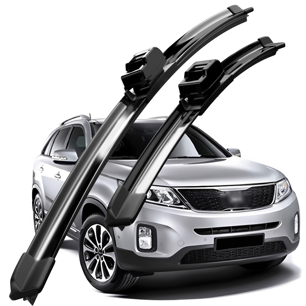 호환 기아 쏘렌토/쏘렌토 R(XM)/올 뉴 쏘렌토/더 뉴 쏘렌토(UM)/쏘렌토(MQ4) 2002-2024 와이퍼 초발수 저소음 자국 없음 전면 와이퍼 블레이드 2종 세트, 쏘렌토 R(XM) 2009-2014 28,600원