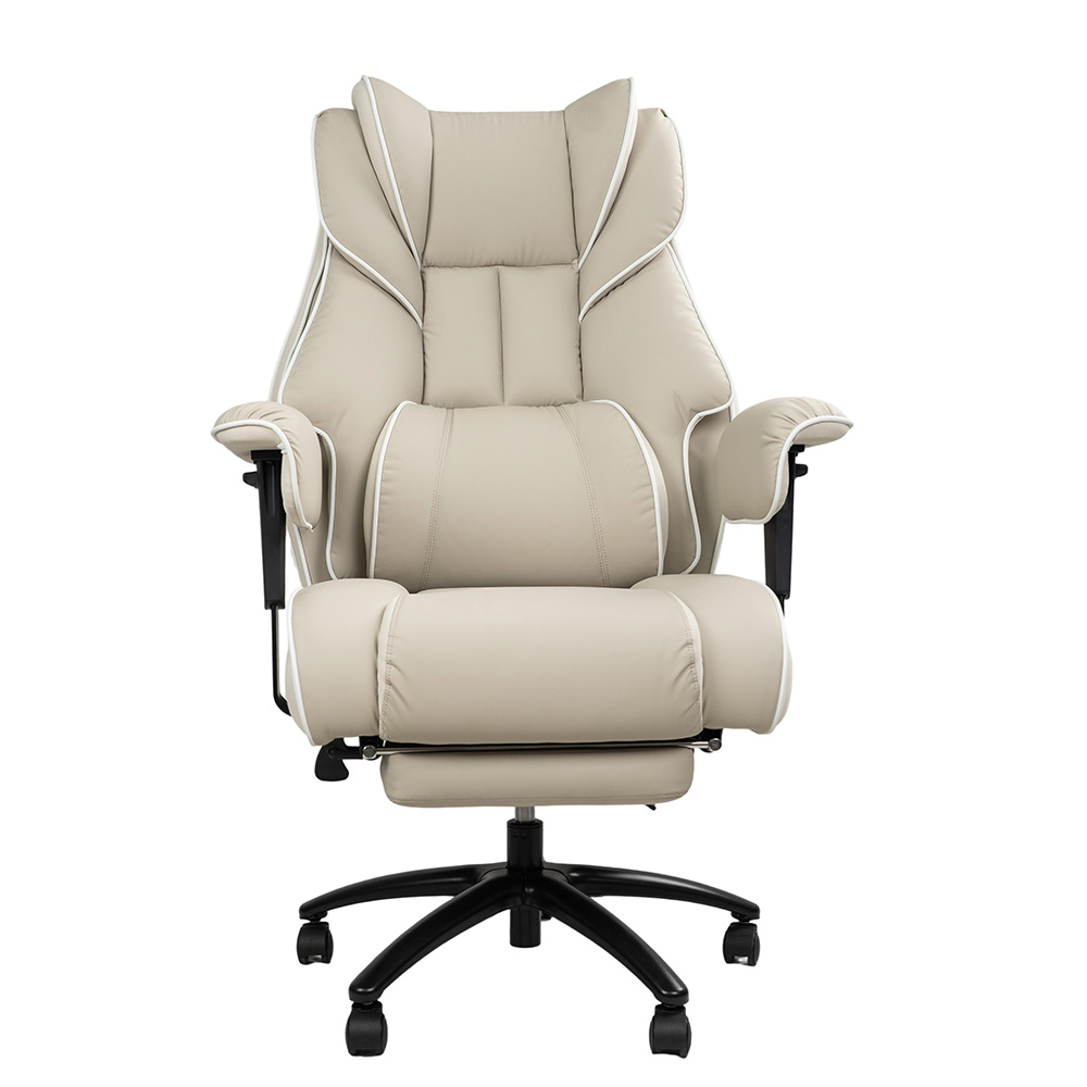 레퓰리 커스텀체어 게이밍 컴퓨터 사무용 사무실 중역 PC방 편한 책상 의자, 베이지 259,000원