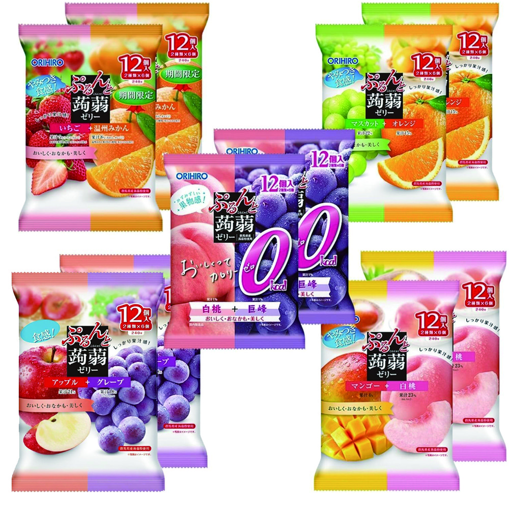 오리히로 푸룬토 곤약젤리 파우치 5종 세트 각 2팩 총 10팩 47,950원