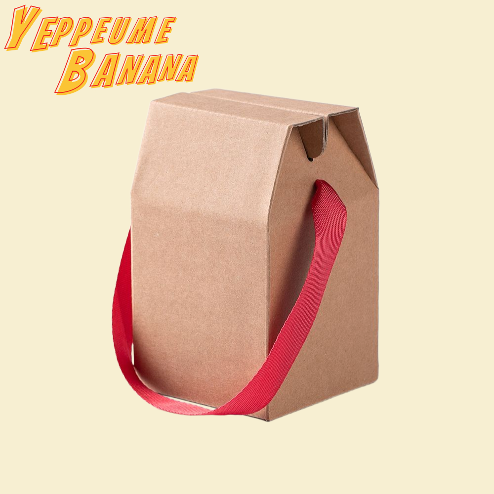 다용도 끈손잡이박스 크라프트 선물상자  90 x 90 x 100 50,000원