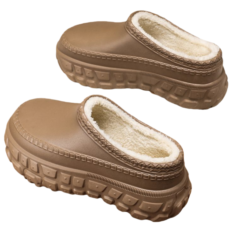 Makone 남여공용 가을 겨울 미끄럼 방지 방수 방한 주방화 기모 슬리퍼 25,900원