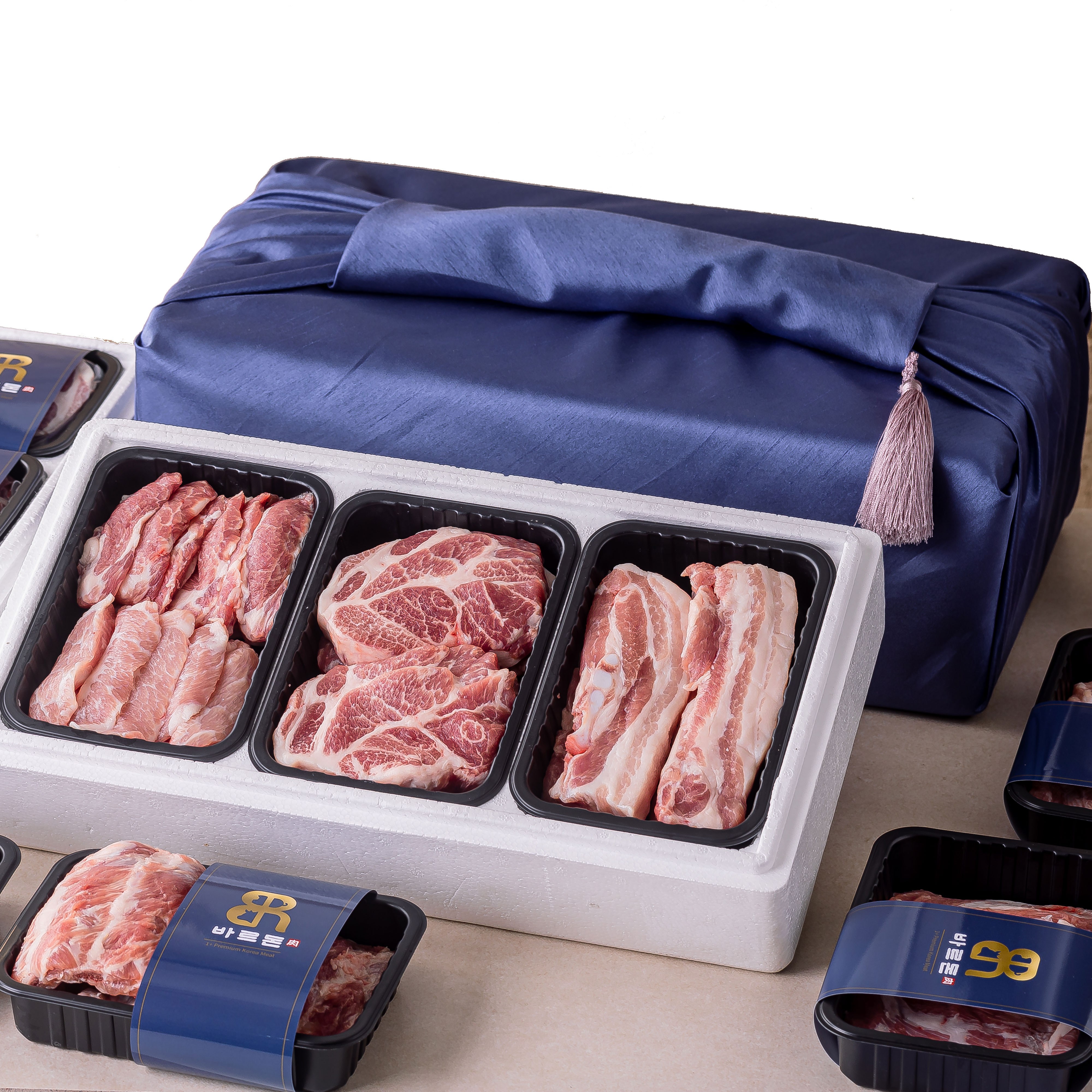 바르돈 국내산 1+한돈 선물 세트 돼지고기 1.6kg구성, 1개 65,000원