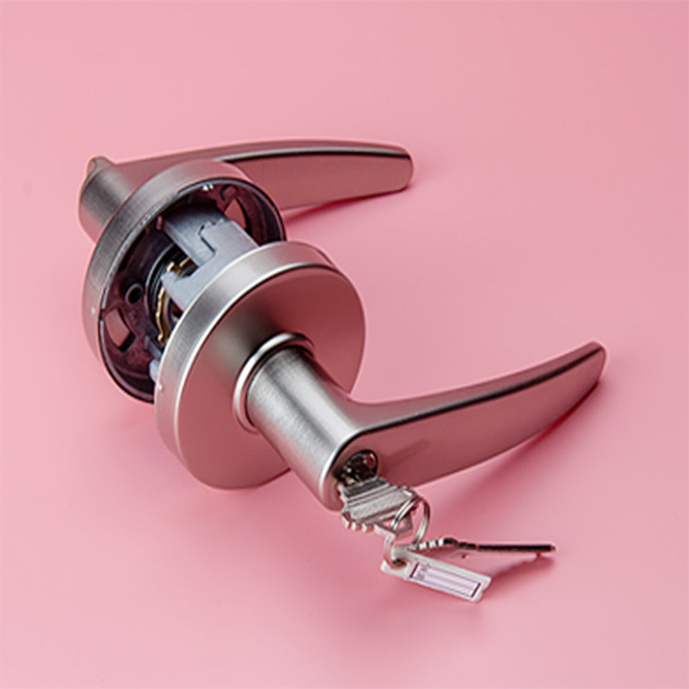 엔젤금속 방문손잡이 문고리 STL 750 그레이 열쇠형 12,700원