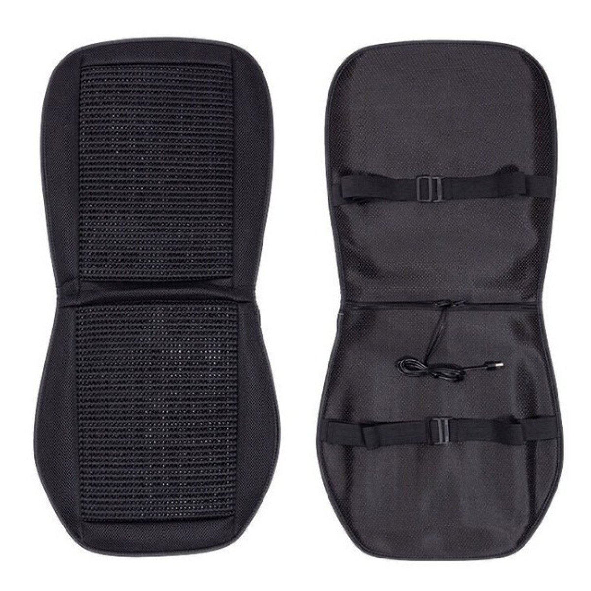 하나용품 차량 가정 사무실용 송풍쿨링시트 바람방석 8팬, 1개, 블랙 99,000원