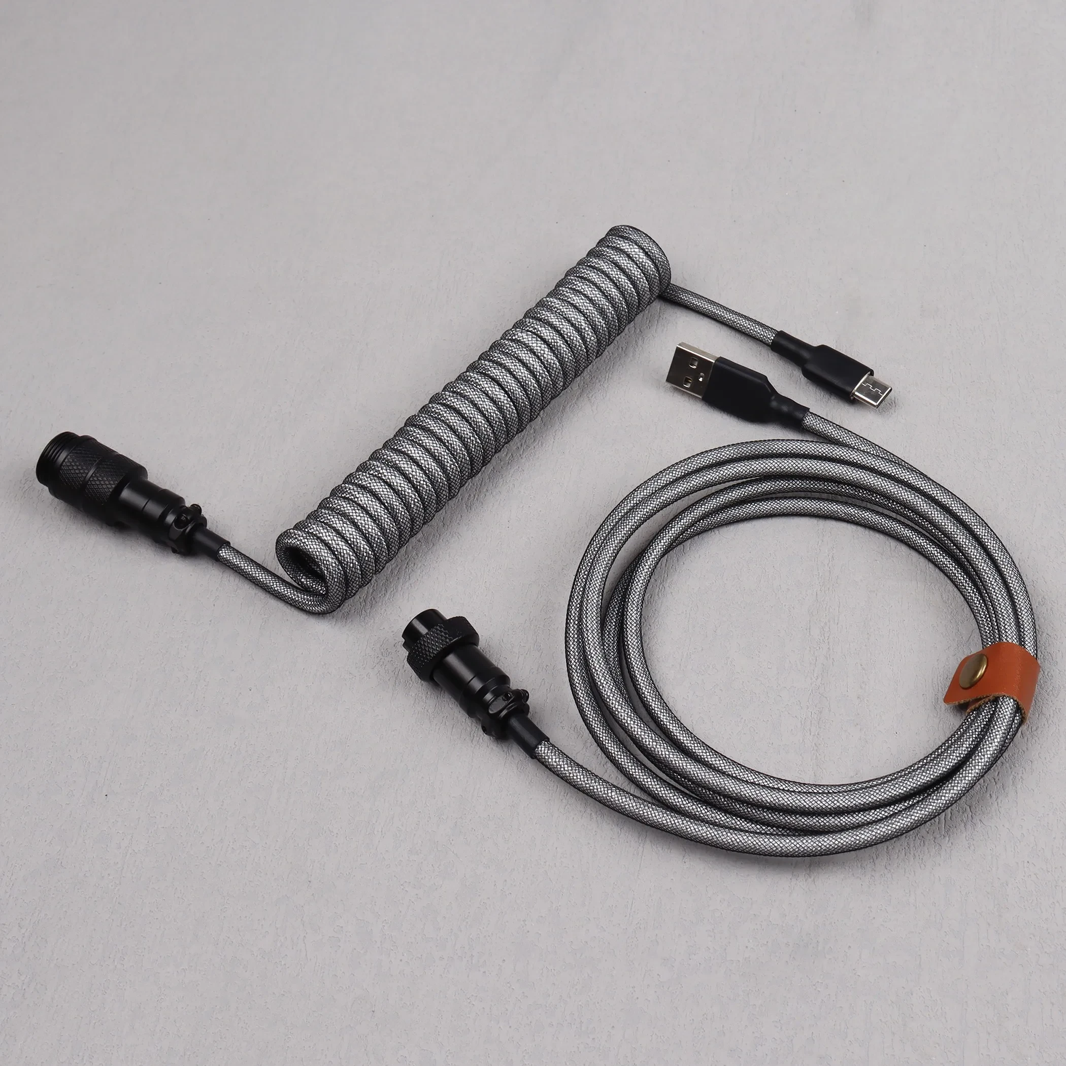 【LANO】신형 퍼플 기계식 키보드 코일 케이블 8k 폴링 레이트 지원 항공 커넥터 GX16 1.5m 아비에이터 와 38,300원