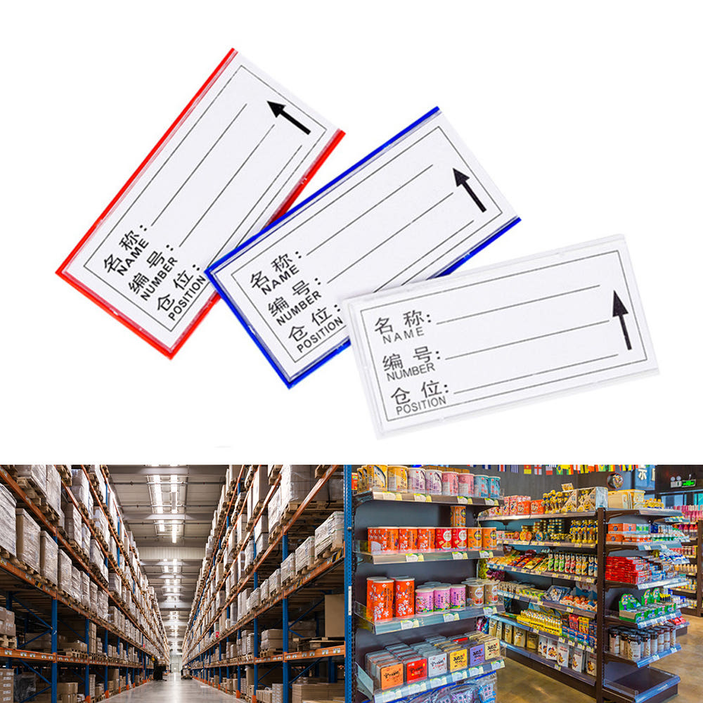 아띠꼴로 조립식 앵글 선반 상품 명찰 진열대 네임텍 아크릴 자석 이름표, 레드, 10개 7,500원