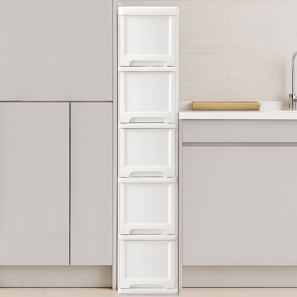 보노하우스 모던 슬림 틈새 서랍장 5단 29,900원