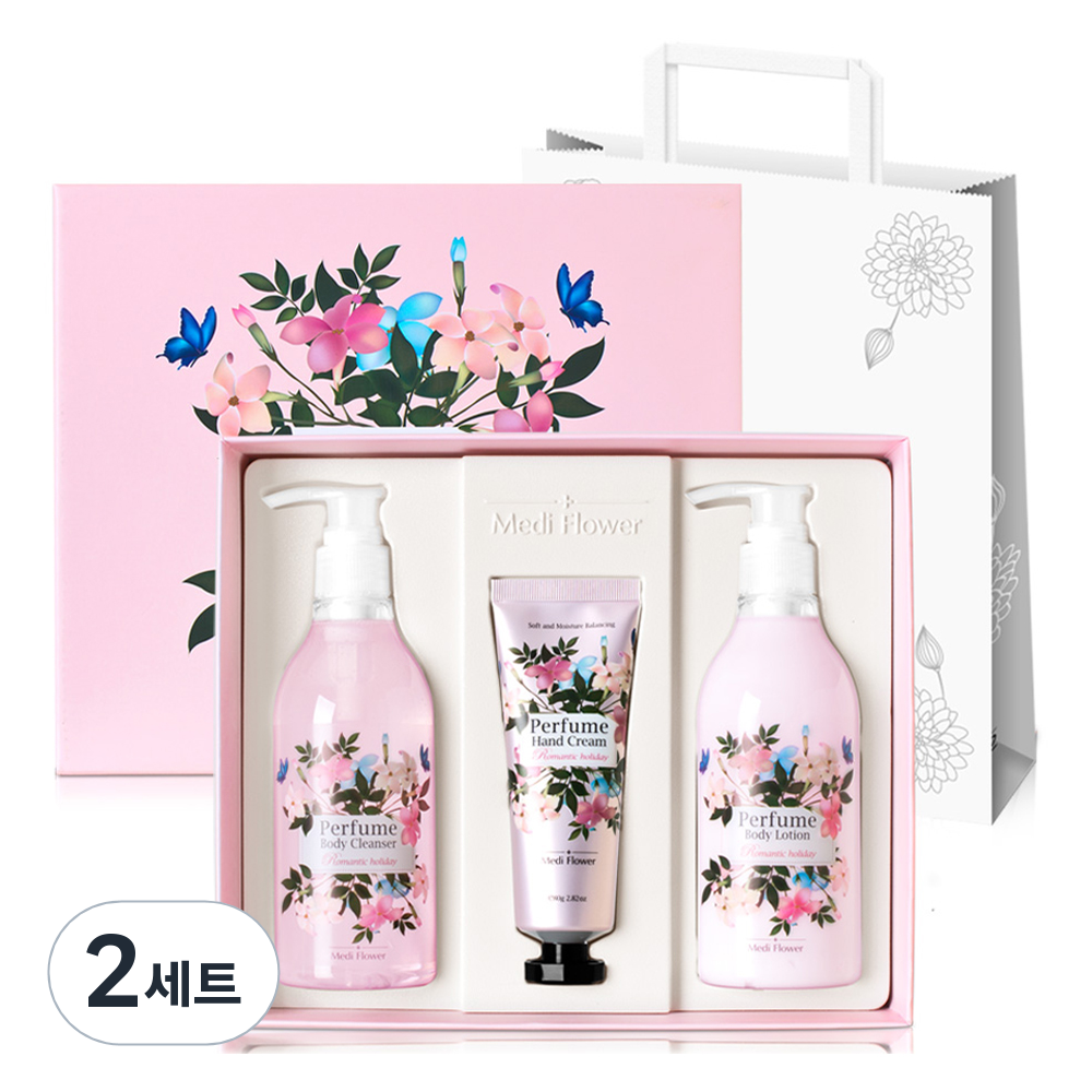 메디플라워 로맨틱 홀리데이 바디케어 세트 + 쇼핑백 18,900원
