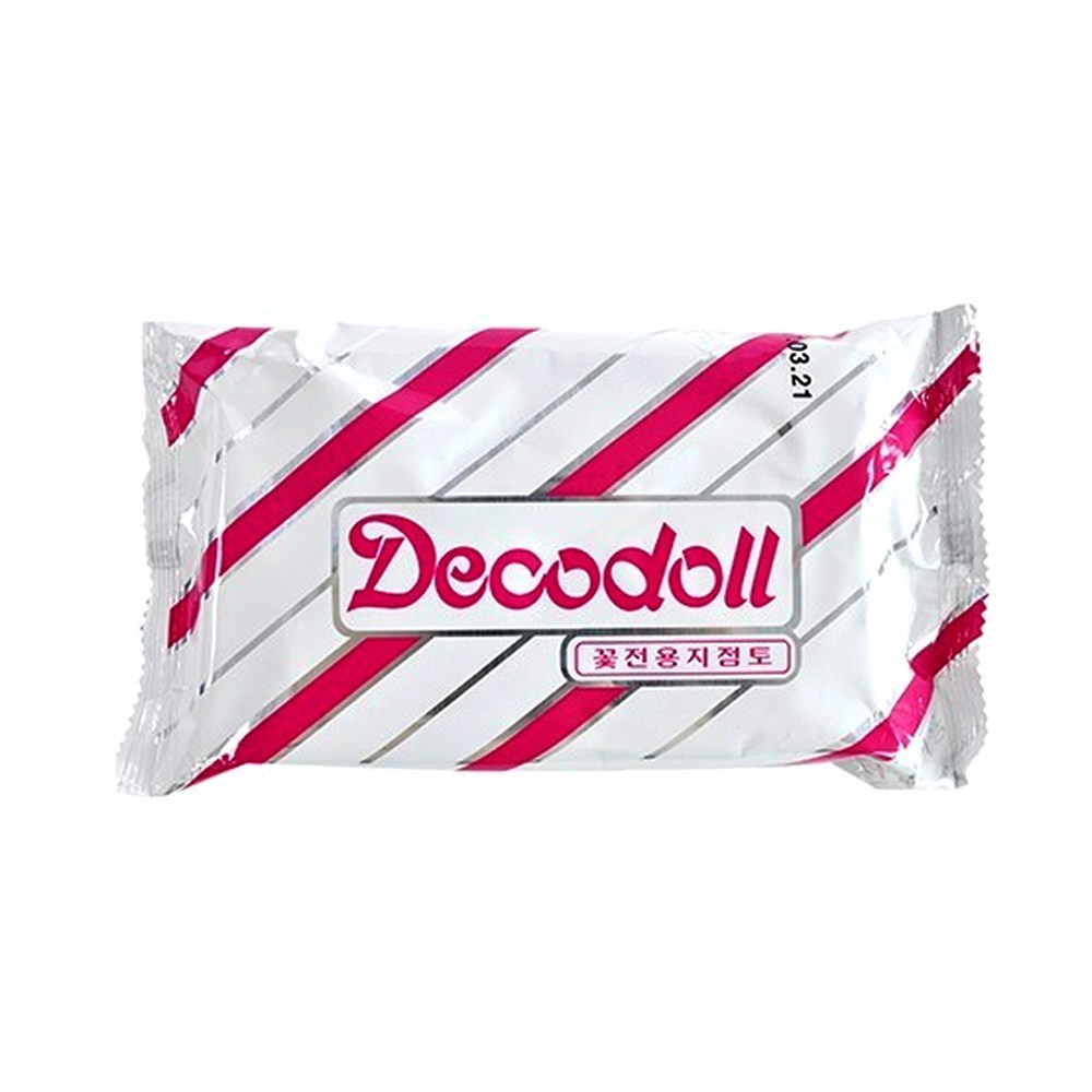 데코돌 꽃전용 지점토 400g /1개/석분지점토 빵점토 미술 재료 준비물 미니어처 만들기 3,700원