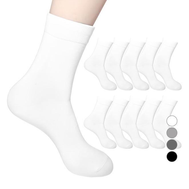 두발로 남성용 프리미엄 무지 중목 양말 10켤레 13,590원