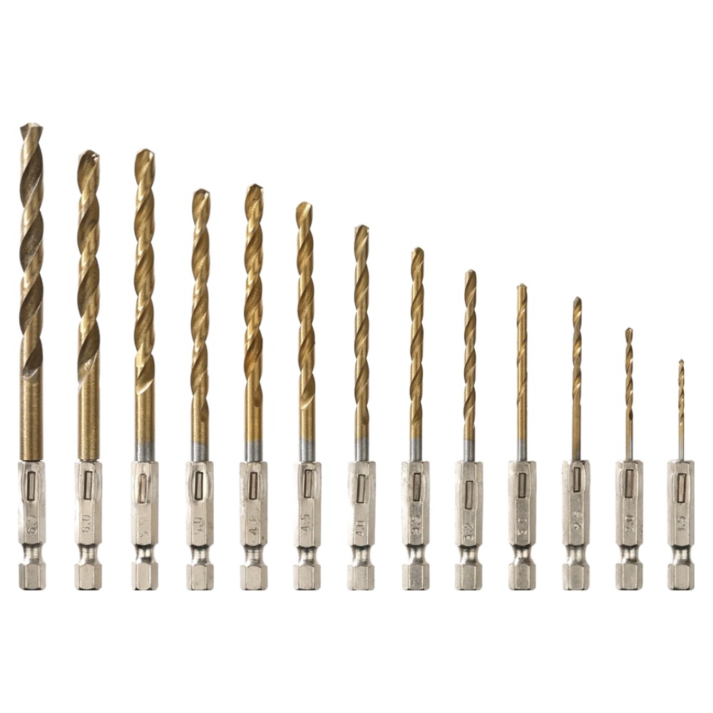 스탠맨 6각 생크 HSS드릴 비트 13종 세트 5,900원