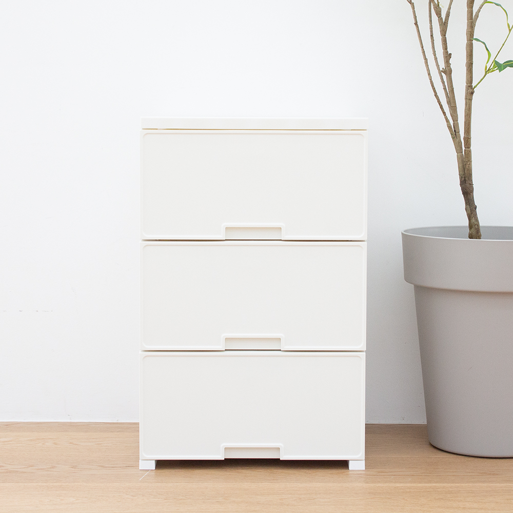 아임홈리빙 모던 우디 플라스틱 서랍장, 화이트, 3단 35,290원