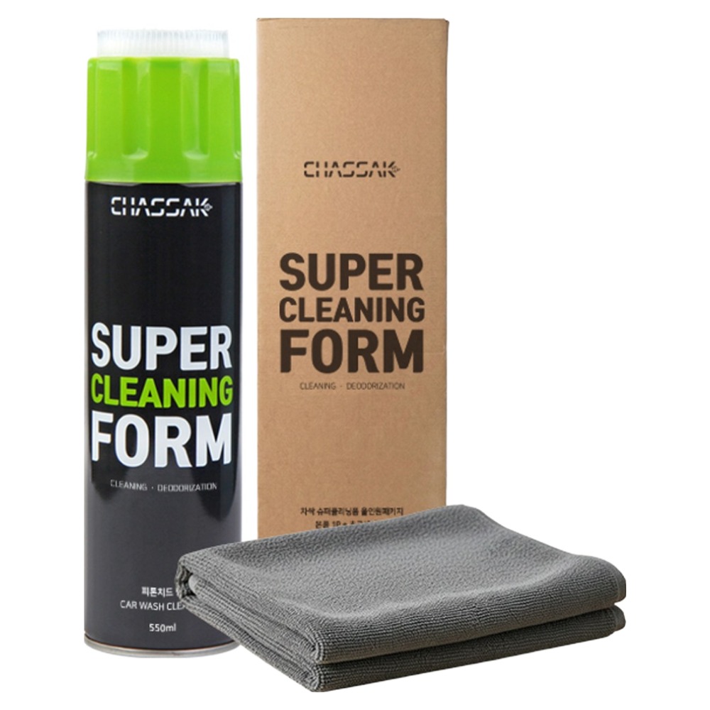 차싹 슈퍼클리닝폼 올인원패키지 + 극세사타월 7,800원