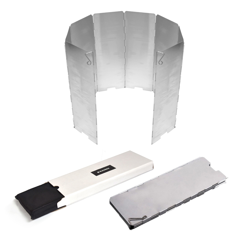 블랙벅 가스버너 바람막이 8단 10단 13단 15단 원형 윈드스크린 코펠 화로대 바베큐 캠핑테이블 의자 7,500원