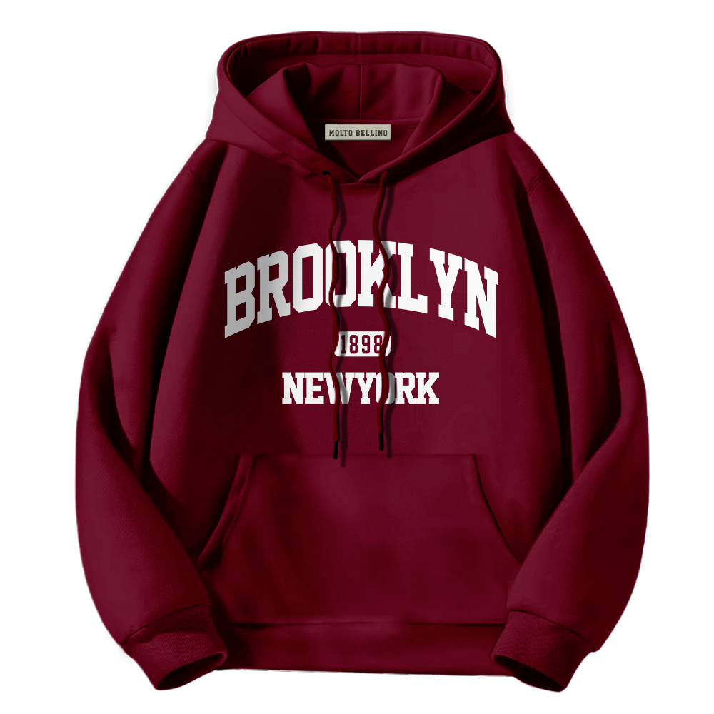 몰토벨리노 ST 브룩클린1898  스탠다드핏 후드티 21,520원