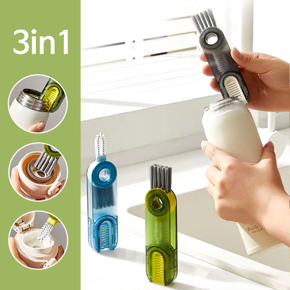 보온병 뚜껑 텀블러 틈새 미니 세척솔 3in1 4,900원