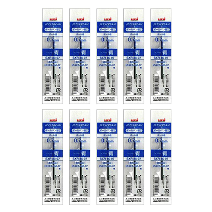 제트스트림 유니 멀티펜용 리필심 0.7mm SXR-80, 블루, 10개 6,990원