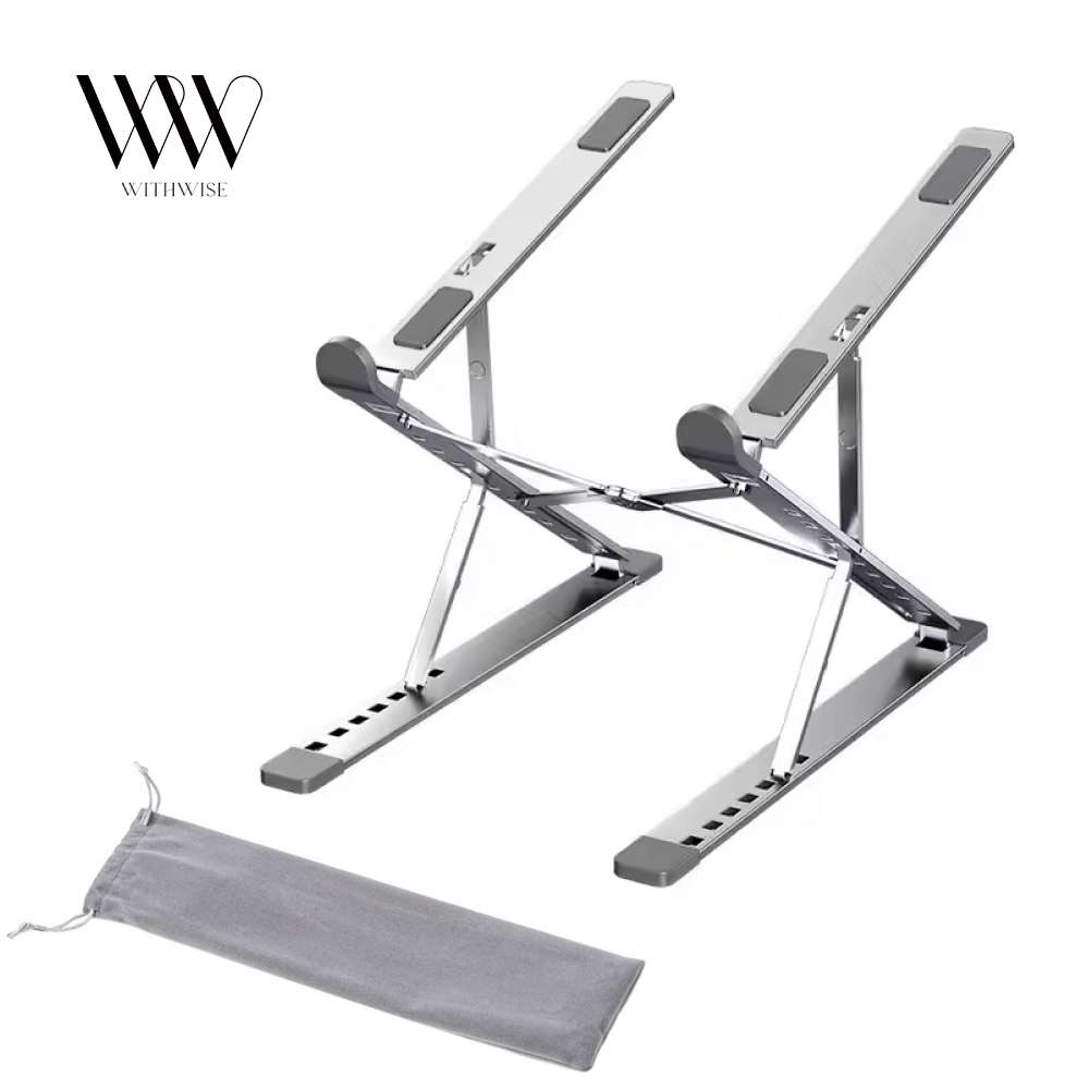 위드와이즈 알루미늄 고급형 2단 노트북 거치대 + 전용파우치 18,900원