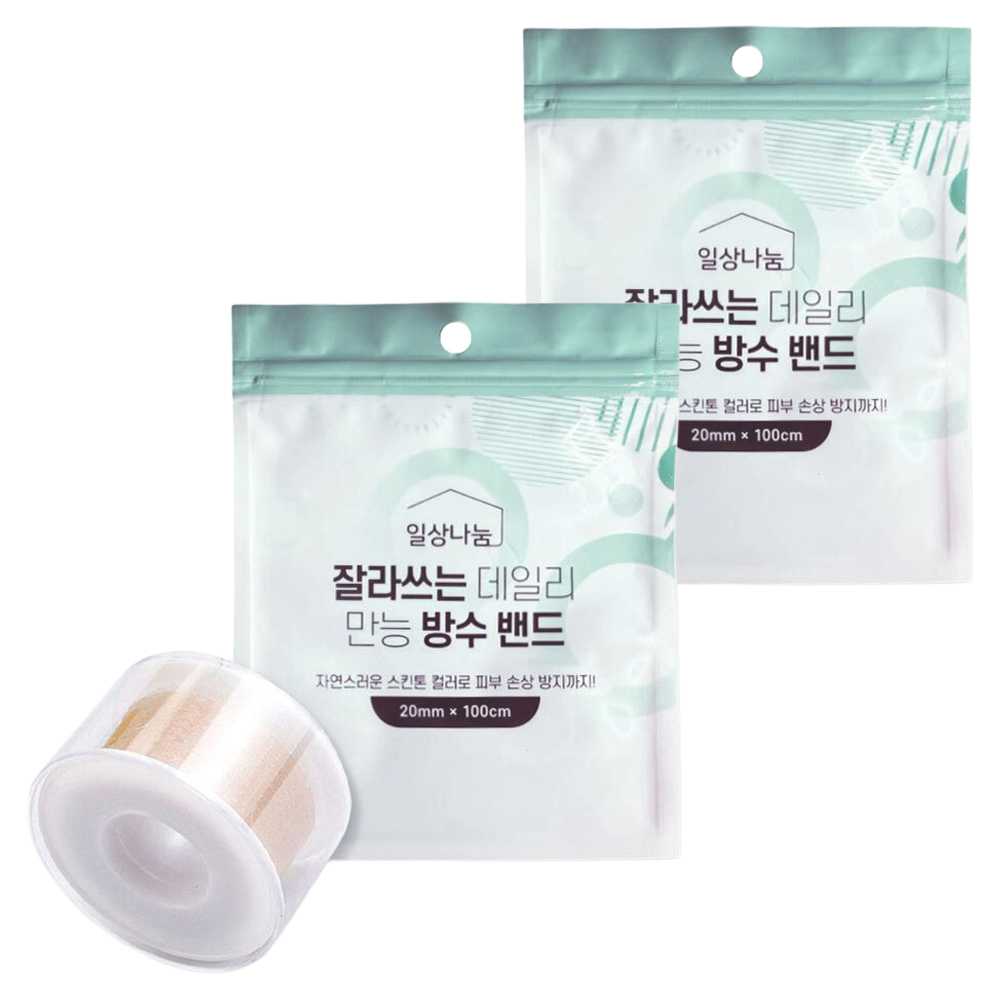 일상나눔 잘라쓰는 데일리 만능 방수 밴드, 1개입, 2개 11,900원